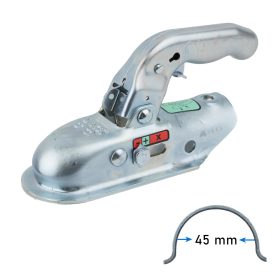 Utánfutó kapcsolófej kerek 45mm 1,4t 21cm