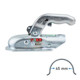 Utánfutó kapcsolófej kerek 45mm 1,4t 21cm