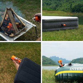   MAX Pump 3 Hordozható elektromos pumpa LED lámpával narancssárga FELXTRAIL