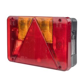 Hátsólámpa ködlámpával bal 220x140x60 mm