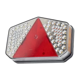 Hátsólámpa vízálló JOBBOS LED 220x155 mm RADEX