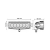 Vízálló reflektor 6x3W LED