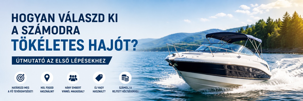 Hogyan válaszd ki a számodra tökéletes hajót? – Útmutató az első lépésekhez