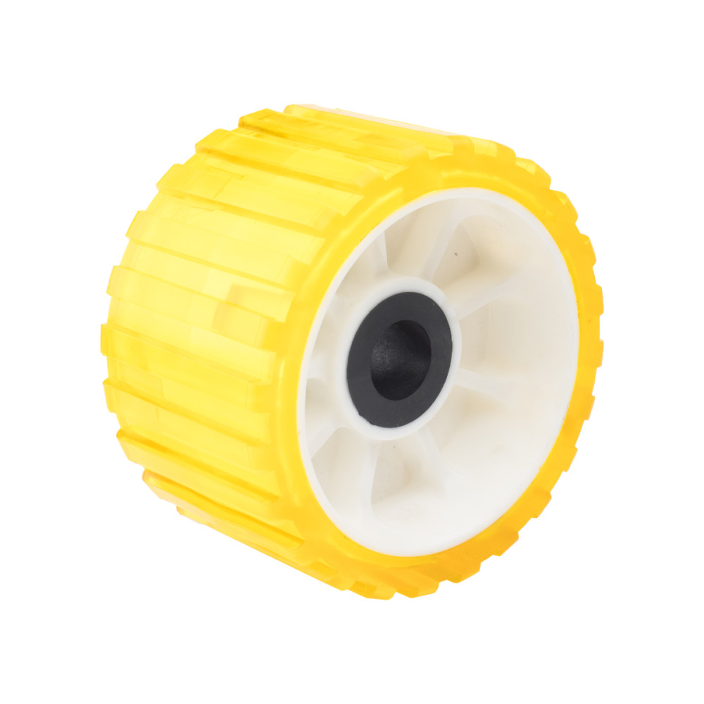 Bordás kerék sárga 5"-128 mm