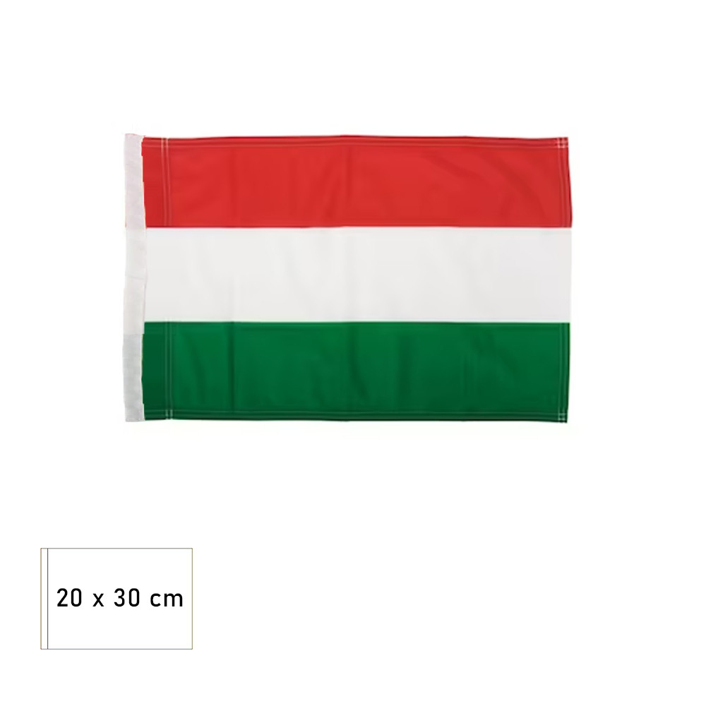Magyar lobogó 20x30 cm tépőzárral - zászló